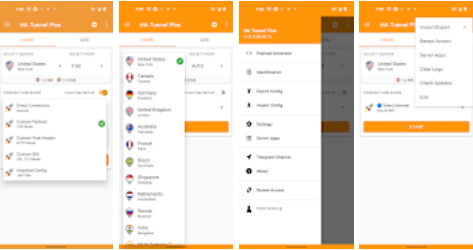 HA TUNNEL PLUS APP